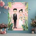 Romantic Bride and Groom Hand in Hand Neon signs| Timeless Capture of Wedding Moments | Sweet Symbol of Love