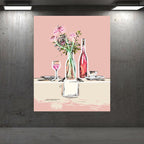 Romantic Wedding Table Neon Lights signs | Wine & Plate Decoration Lights | Great Wedding Ambiance | LED Art Lighting