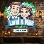 Customized Bride & Groom Name Neon signs| Wedding Exclusive Decoration | A Timeless Memento of Sweet Moments