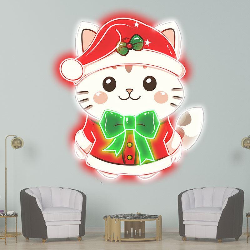 cute-christmas-cat-wearing-a-red-dress-and-a-green-bow-tie-bringing-holiday-joy-and-coziness