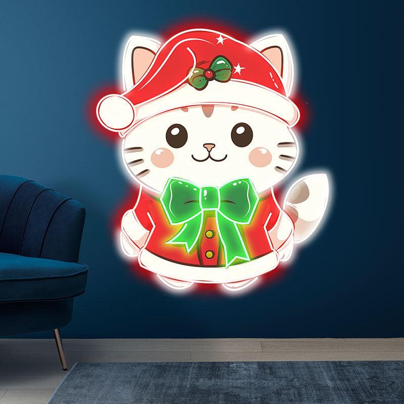 cute-christmas-cat-wearing-a-red-dress-and-a-green-bow-tie-bringing-holiday-joy-and-coziness
